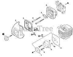 Echo PPF-225 - Echo Pole Saw (SN: E03214001001 - E03214999999) Intake