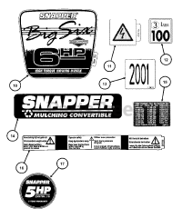 Snapper FRP 216012 (82396) - Snapper 21" Walk-Behind Mower, 6hp