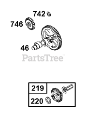Briggs & Stratton 12B412-0100-E1 - Briggs & Stratton Horizontal Engine Cams