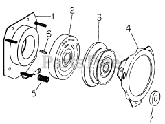 Cub Cadet 1604 (143-580-100) - Cub Cadet Garden Tractor PTO Clutch