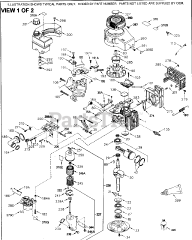 Tecumseh TVS840-8007B - Tecumseh Engine Engine Parts List #1