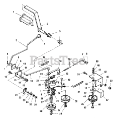 Simplicity 1692702 - Simplicity Landlord 50" Garden Tractor, 18hp Foot Controls