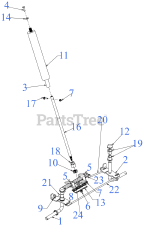 Murray 13DC26JD058 - Murray Lawn Tractor (2020) Steering