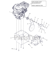 Ariens 932050 (ST 20 E) - Ariens Crossover 20" Snow Blower, Ariens AX 179cc engine (SN: 000101 - 000245)