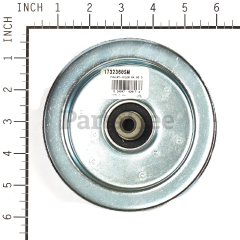 Murray 1732360 Pulley, Idler, 4" O.D. X .378 I.D. X 1" - image 2
