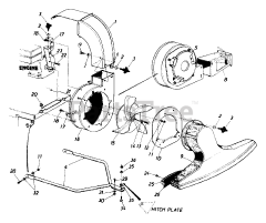 MTD 244-675-000 - MTD Walk-Behind Blower Vacuum (1994)