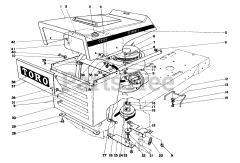 Toro 57131 - Toro 32" Lawn Tractor (SN: 002000001 - 002999999) (1972)
