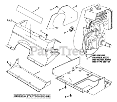 Snapper 3200 (85813) - Snapper 20" Snow Thrower, 3hp Engine, Covers (Briggs &amp; Stratton Engine)