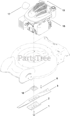 Toro 20323 - Toro 20" Walk-Behind Mower (SN: 311000001 - 311999999) (2011)