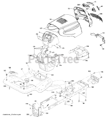 Poulan Pro PB 20H46 YT (960420037-00) - Poulan Pro Lawn Tractor (2008-03)