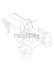 Craftsman 247.776410 (24BF570F299) - Craftsman Log Splitter (2009) (Sears)