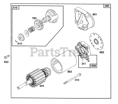 Briggs & Stratton 400707-1507-01 - Briggs & Stratton Vertical Engine Electric Starter