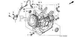 Honda EM5000SX K1 A/A (EA7) - Honda Generator, Made in Japan (SN: EA7-1100001 - EA7-1125948) CYLINDER