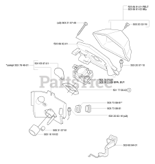 Husqvarna 55 EU1 - Husqvarna Chainsaw (2007-02) Parts & Diagrams ...
