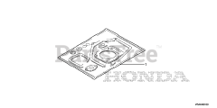 Honda EZ3500 A (EZEK) - Honda Generator, Made in Japan (SN: EZEK-1000001 - EZEK-1029999) GASKET KIT