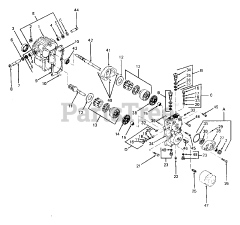 Cub Cadet 1541 (141-651-100) - Cub Cadet Garden Tractor (SN: 800000 - 816508) Hydrostatic Transmission For S/N 800,350 - 800,533