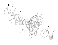 Echo SRM-22 GES - Echo String Trimmer (SN: S55822001001 - S55822999999) Fan Case