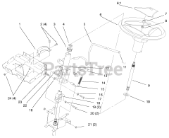 Toro 72046 (265-H) - Toro Lawn & Garden Tractor (SN: 079000001 - 079999999) (1997)
