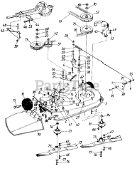 Cub Cadet 1002 (130-522D100) - Cub Cadet Rear-Engine Riding Mower (1990)