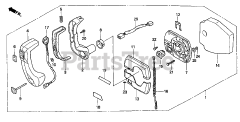 Honda BF130 A2 XA (BZBE) - Honda Marine Engine, Made in Japan (SN: BZBE-1300001 - BZBE-1400000) REMOTE CONTROL (PANEL MOUNT)