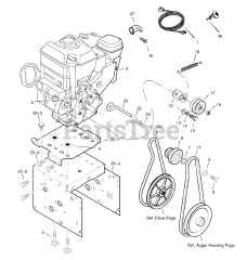 Craftsman 950.527310 (1695384) - Craftsman 30" Snow Thrower (2007)