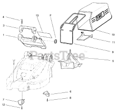 Toro 21070 - Toro 40cm Electric Recycler Walk-Behind Mower (SN: 089000001 - 089999999) (1998)