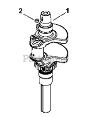 Cub Cadet LT 1046 (13AP11CH710) - Cub Cadet 46" Lawn Tractor (2007 & Before) Courage Engine Crankshaft