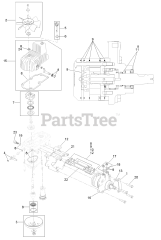 Exmark LZX940EKC606T0 - Exmark 60" Lazer Z X-Series Zero-Turn Mower, Kohler ECV940 (SN: 316000000 - 399999999) (2016) RH Hydro Assembly No. 126-1320