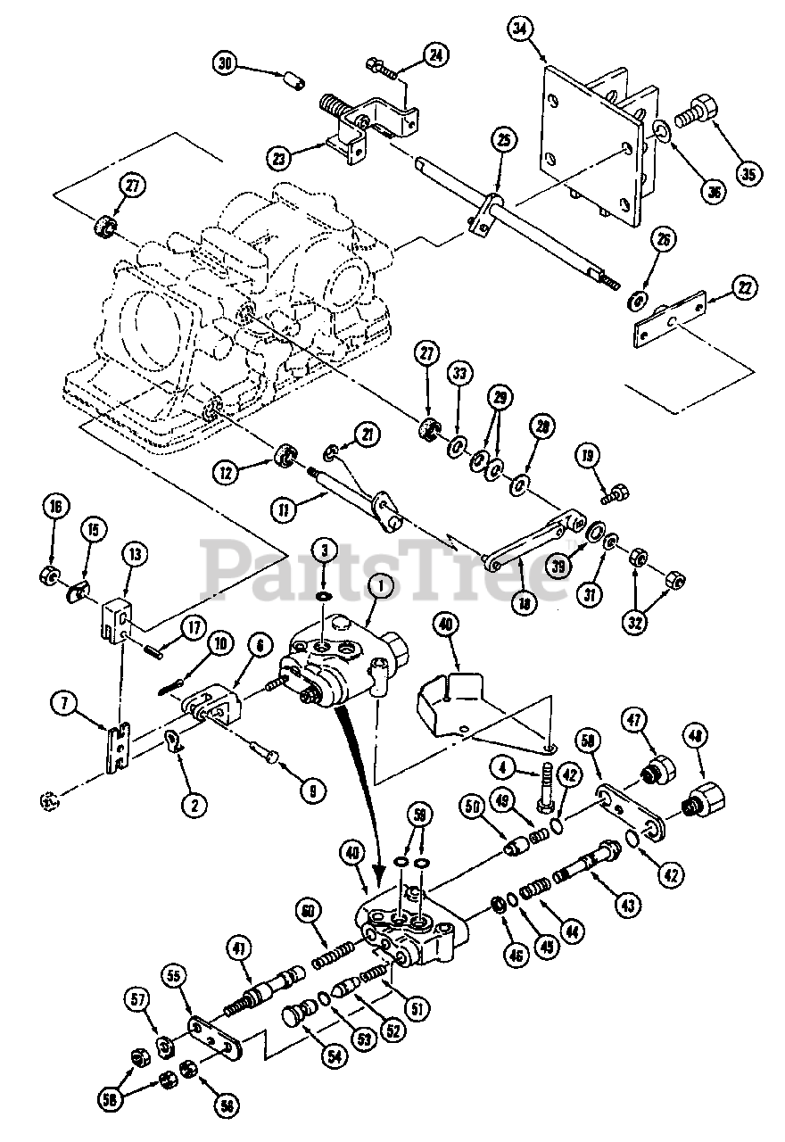 Cub Cadet 7300 (54A437D100) Cub Cadet Compact Tractor Hydraulic Lift