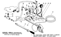 Troy-Bilt 15030 - Troy-Bilt Sprayer IV, 25 Gallon (SN: W005000 & Above) SPRAY GUN, PUMP, HOSE ASSEMBLY