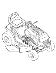 Yard-Man 13AX615G055 - Yard-Man Lawn Tractor (2008) (Walmart)