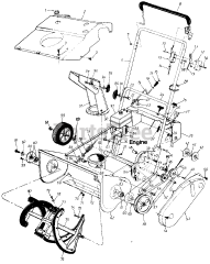 MTD 316-190-000 - MTD Snow Thrower (1986)