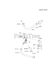 Kawasaki FH680V-DS13 - Kawasaki Engine FUEL-TANK/FUEL-VALVE