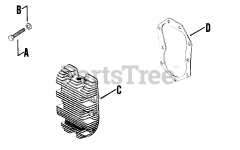 Kohler K662-33503 - Kohler K-Series Engine, Made for Miller Electric, 24hp, 17kW Cylinder Head 022500452