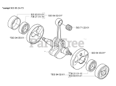 Husqvarna 322 E - Husqvarna Handheld Edger (2001-01) Crankshaft