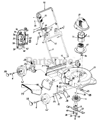 Lawnflite 185-707-304 - Lawnflite Walk-Behind Mower, Electric (1995) (Target)