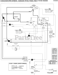 Snapper Pro S 125XT (5901629) - Snapper Pro S125XT Series 52" Zero-Turn Mower, 23hp Kawasaki Electrical Schematic - Ign. Grounding Circuit/Op. Pres. - S/N: 2017954956 &amp; Above