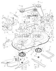 Briggs & Stratton 405606x190B (7800299) - Briggs & Stratton 40" Lawn Tractor (2007)