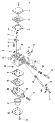Echo PP-1400 - Echo Pole Saw (Type 1) Carburetor  S/N: 001001 - 007863