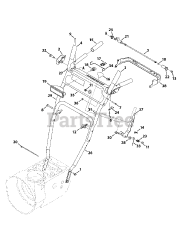 MTD 31AM63EF706 - MTD Snow Thrower (2009) Panel Style E &amp; F