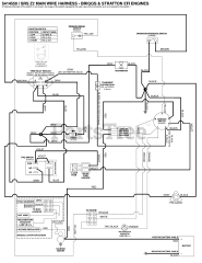 Ferris SRS Z2 (5901465) - Ferris SRS Z2 Series 52" Stand-On Mower, 28hp Briggs & Stratton Electrical Schematic - PTO Op. Pres. Circuit S/N: 2017576822 &amp; Below