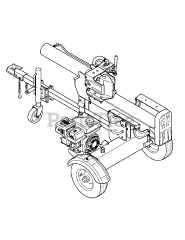 Craftsman 247.776610 (24BG57M3099) - Craftsman Log Splitter (2011) (Sears)