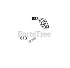 Briggs & Stratton 40T877-0015-B5 - Briggs & Stratton Vertical Engine Exhaust Group