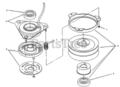 Toro 72062 (264-6) - Toro Yard Tractor (SN: 049000001 - 049999999) (1994) Clutch 92-6885