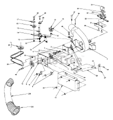 Cub Cadet 542 (590-542-150) - Cub Cadet Material Collection System Blower Fabricated Deck