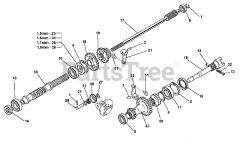 BCS America 710 - BCS America Two-Wheeled Tractor Transmission (SN: 100000 - 104556)