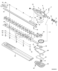 Echo SHC-265 - Echo Shaft Hedge Trimmer (SN: S69111001001 - S69111999999)