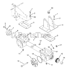 Ariens 901025 (RT 5018) - Ariens 18" Rear Tine Tiller, 5hp Tecumseh (SN: 000101 & Above)