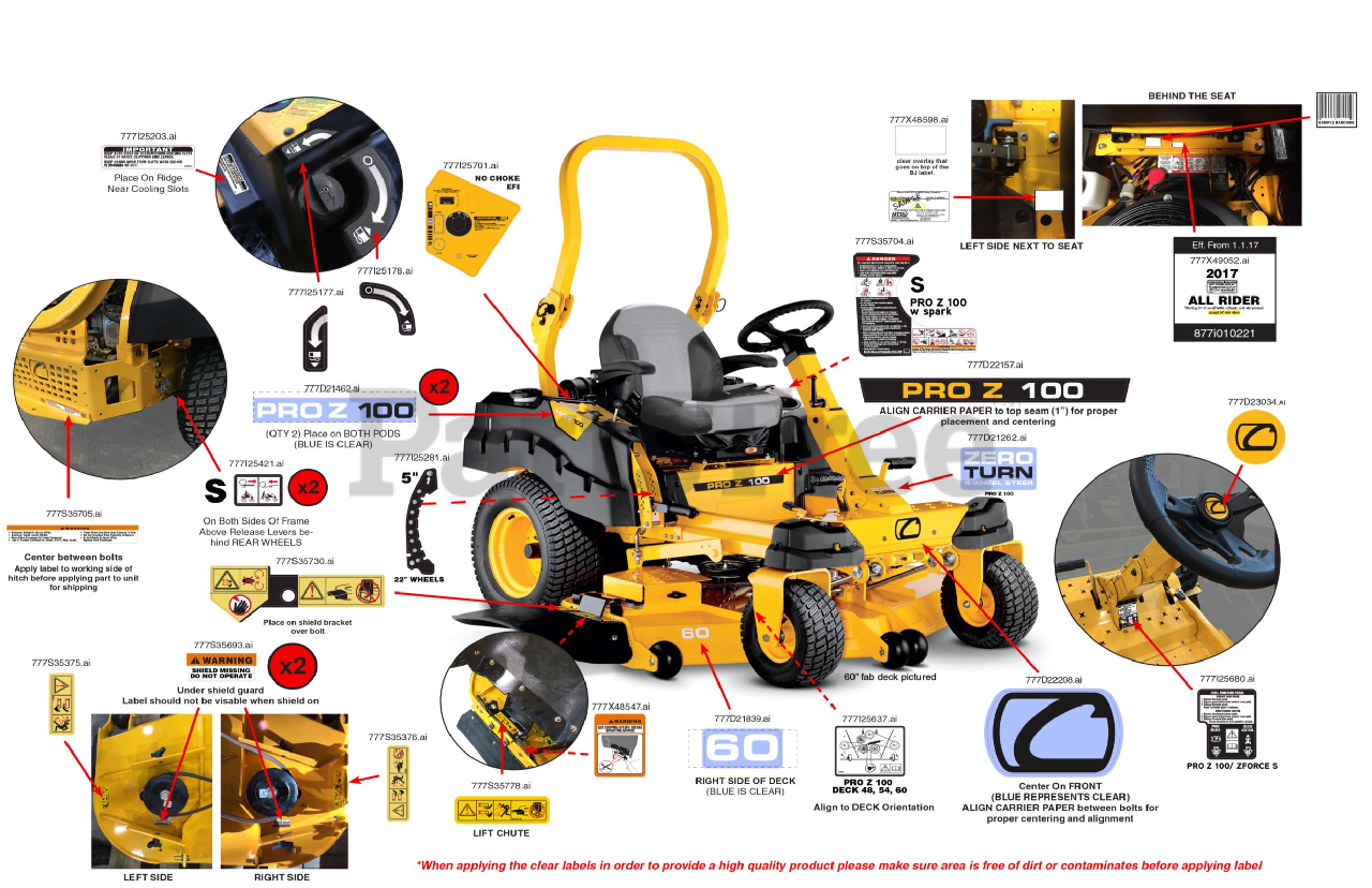 Cub Cadet PRO Z 100 EFI 160-S (53TWEFJU050) - Cub Cadet 60