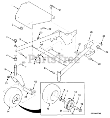 Scag SWU48-17KA - Scag Ultimate 48" Walk-Behind Mower, 17hp Kawasaki (SN: 4760001 - 4769999)